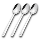 Stainless steel tea spoon "Harmony" set of 3pcs.
