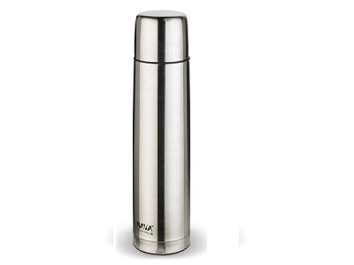Stainless steel vacuum flask "Acer" with stopper and cover-cup 1000ml