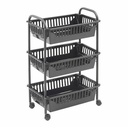 METALTEX CART 3 PL.BASKET OSLO3 LAVA TT