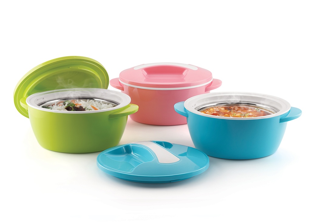 AXIS AURA HOT POT 4 PCS SET (600+1000+2000+3000) (MICROWAVE SAFE) HP-611