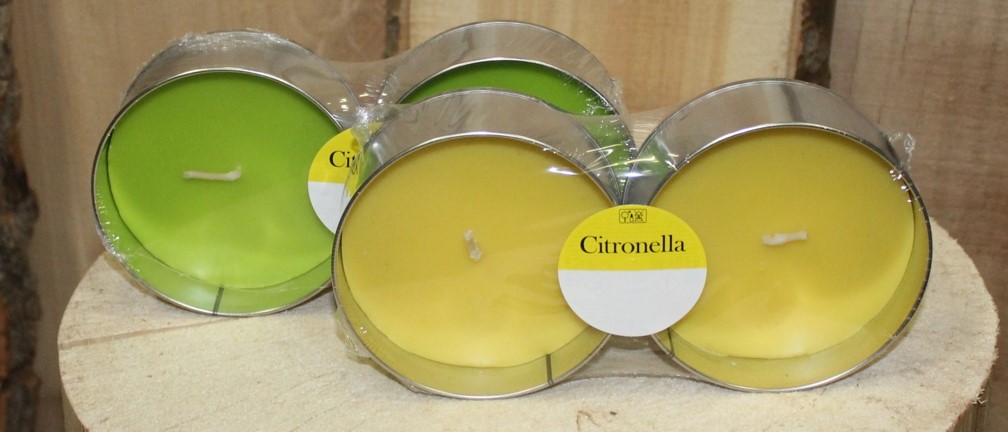 CITRONELLA 2-PACK 10X4,5CM TIN CANDLE OUTDOOR 10X4,5CM 8Hrs