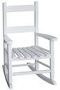 Child Rocking Chair, 14-3/4 in OAW Hardwood White