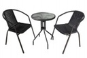 Outdoor Furniture Arm Chair 2 pcs 55X59X73H CM, Coffee Table 60X70H CM (TC-22088)