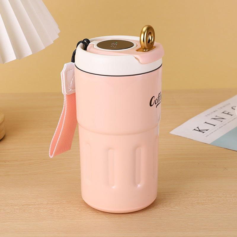 Coffee Bottle Stainless Steel 400ML SSB-005-Pink