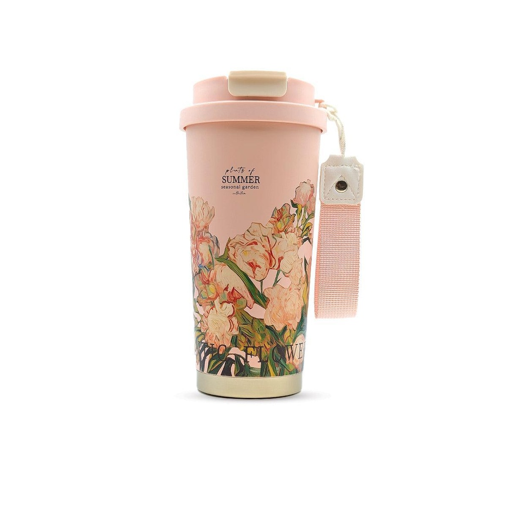 Coffee Cup Stainless Steel 450ML SSB-010-Yellow