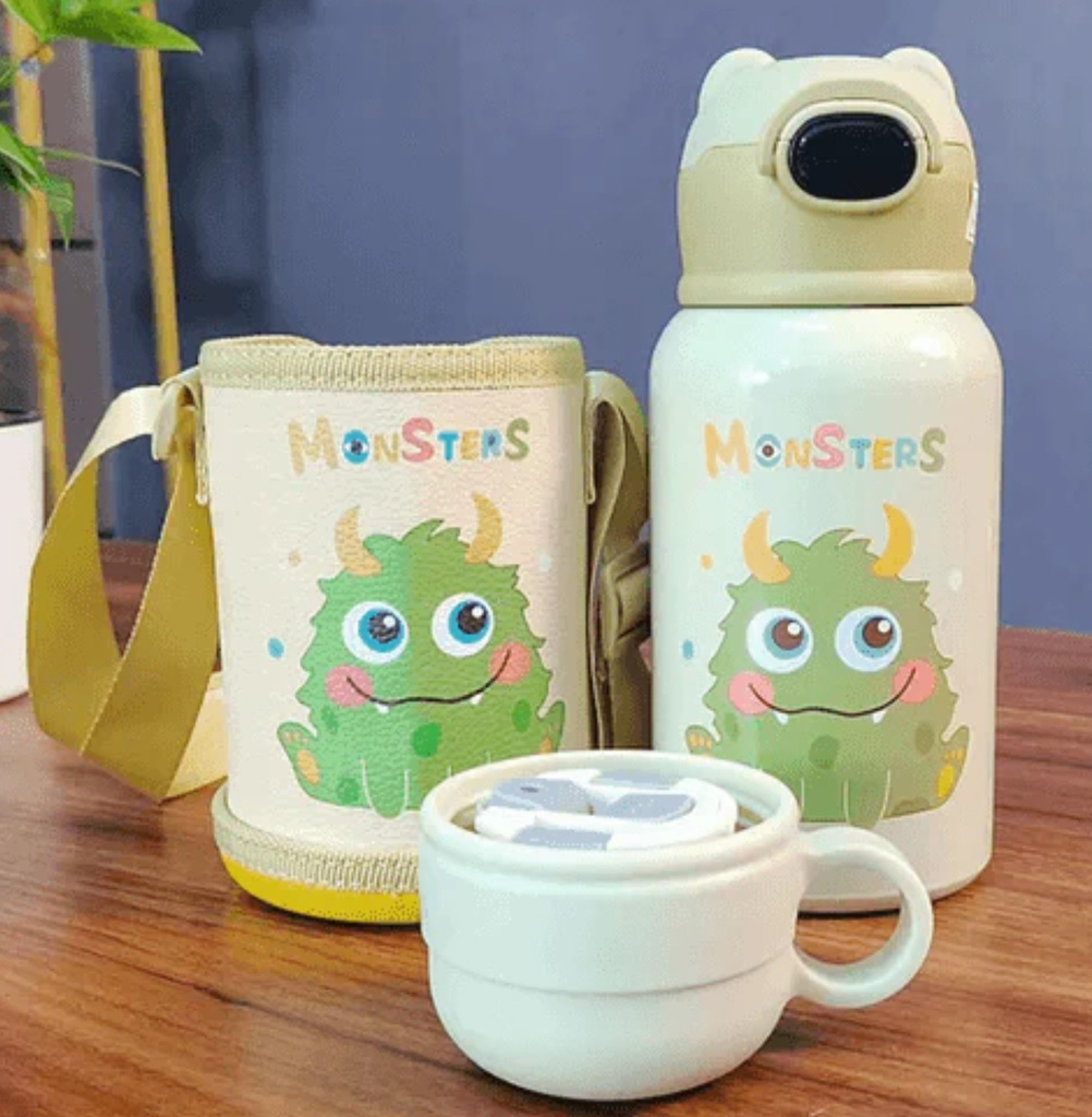 Kids Water Bottle Stainless Steel 500ML SSB-012-Green