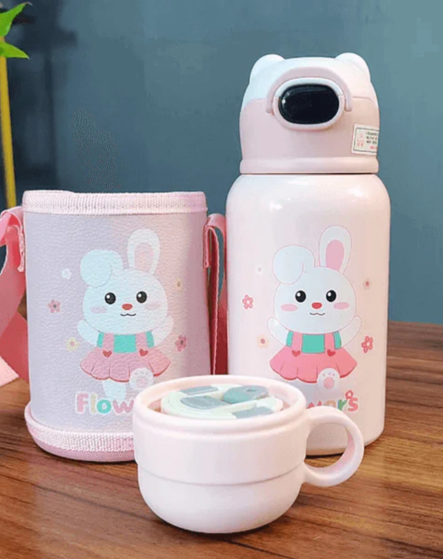 Kids Water Bottle Stainless Steel 500ML SSB-012-Pink