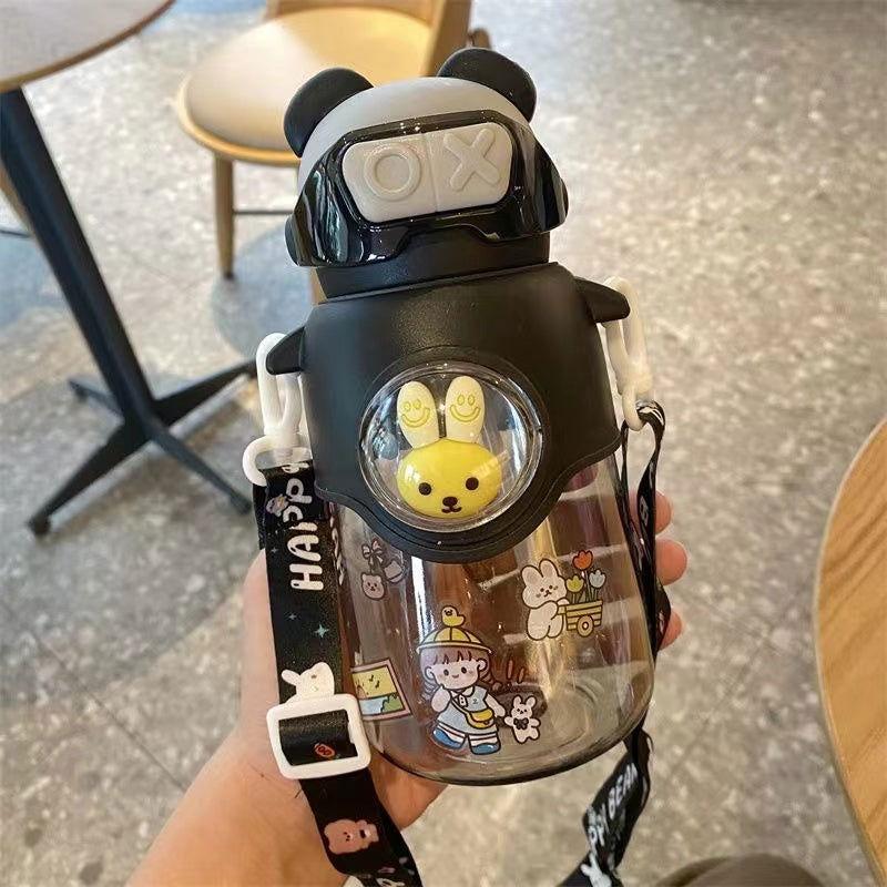 Kids Water Plastic Bottle 400ML MIN-001-Black