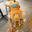 Kids Water Plastic Bottle 400ML MIN-001-Orange