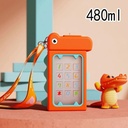 Kids Water Plastic Bottle Telphone 400ML MIN-009-Orange