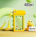 Kids Water Plastic Bottle Telphone 400ML MIN-009-Yellow