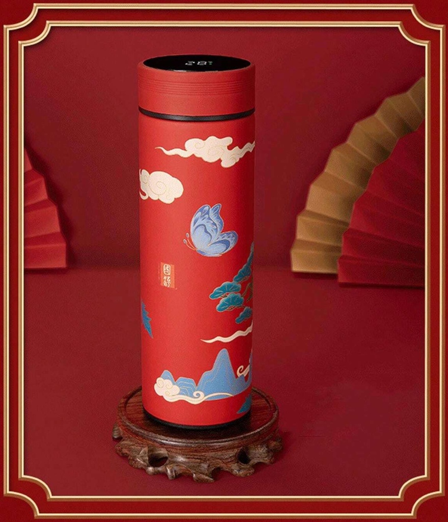 Water Bottle Stainless Steel MIN-029-Red