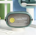 Lunch Box Stainless Steel with Cutlery set Mix Colors LBS-005-Green