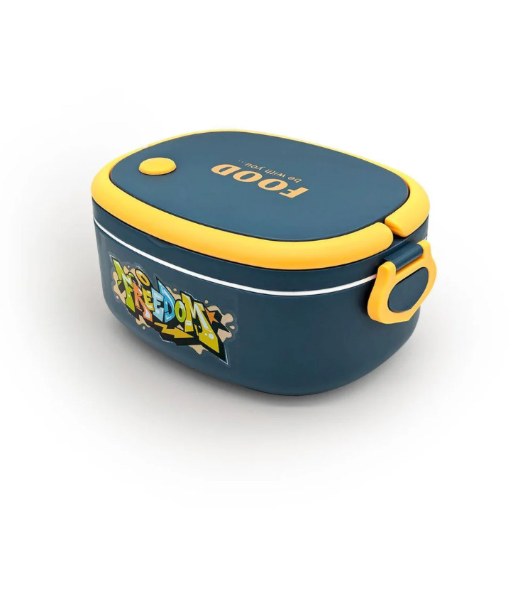 Lunch Box Plastic Mix Colors LBP-003-Blue