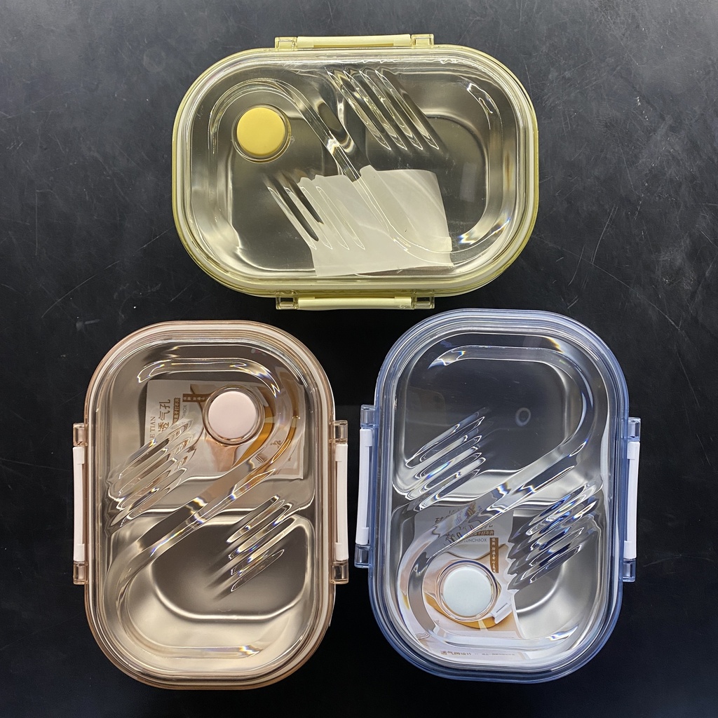 Lunch Box Stainless Steel divided 1123-39