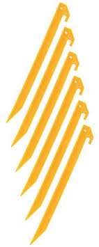 [1000010] PP plastic tent pegs, 5pcs