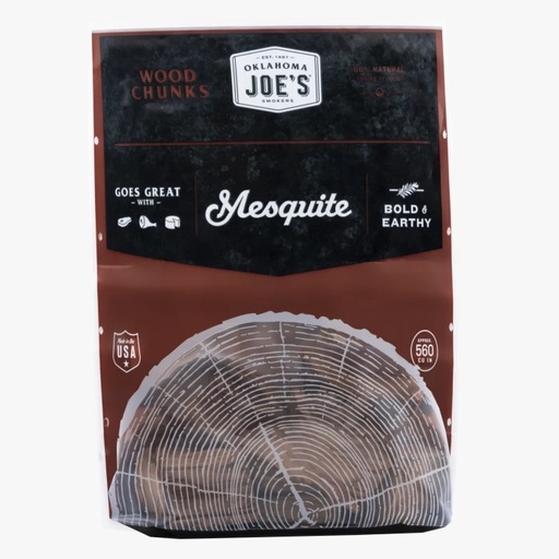 [1000194] WOOD CHUNKS, MESQUITE, 8 LB