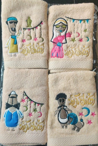 [1000250] 4- PIECE TOWEL SET 30*30CM 1