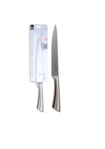[1000395] KITCHEN KNIFE 8 INCH FULL STAINLESS STEEL 430 WITH HOLLOW HANDLE SIZE 33CM THICKNESS 2.5MM