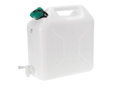[1000428] JERRYCAN 10 LITRE WITH NEW EXTRA STRONG NO LEAKAGE TAP, NATURAL COLOUR (6.550/120M3, BULK LOADING)