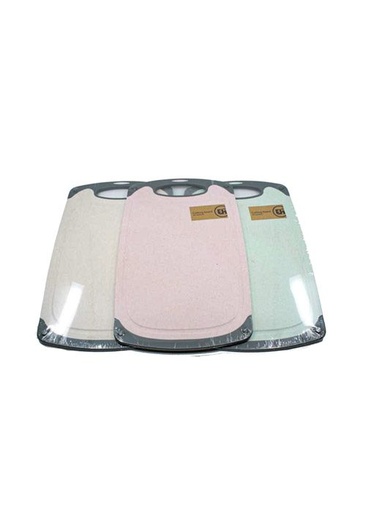 [1000430] CUTTING BOARD, PP WITH HUSK FIBER AND SOFT PP EDGES, SIZE 395X240MM,