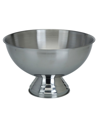 [1000437] BOWL ON FOOT, STAINLESS STEEL, DIA TOP 320MMXH135MM