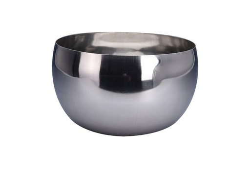 [1000461] BOWL, STAINLESS STEEL, 5000ML, 169,09OZ. BELLY SHAPE, WEIGHT 600 GRAM. DIA TOP 25XH15CM