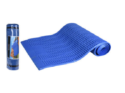[1000477] CAMPING MAT SIZE 1800X590X10MM, XPE MATERIAL, BLUE COLOR, EACH SHRINKED WITH A4 COLOUR LABEL