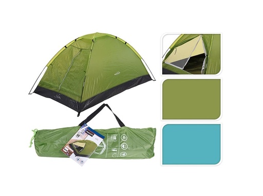 [1000493] MONODOME TENT, SIZE 200X120X100CM, (INSIDE 195X115XH90CM) IN 170T POLYESTER WITH PA COATING 400MM