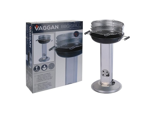 [1000518] BBQ ROUND ON STAND, WEIGHT 5KG