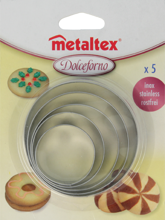 [1000588] Cookie cutters in Circle, set of 5