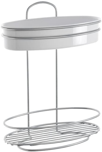 [1000704] 2-tier Oval shelf 'Orbit'