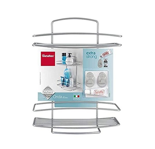[1000706] 2-tier rectangular Onda shelf