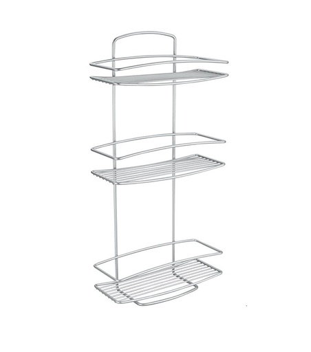 [1000722] 3-tier rectanguler shelf 'Onda'