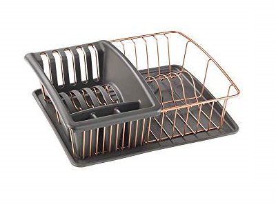 [1000735] Dish drainer in copper 'Aquatexplus'