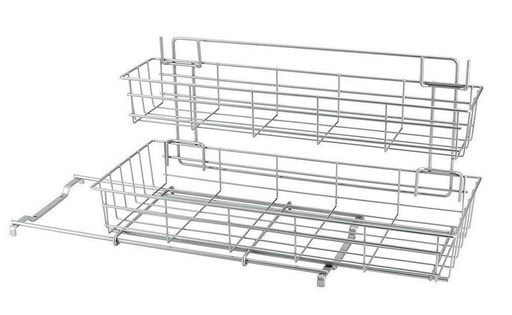 [1000740] 2-tier sliding basket 'Limpio'