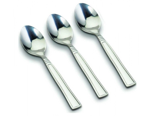 [1000922] Stainless steel tea spoon "Acer" set of 3pcs. - 10-127-053