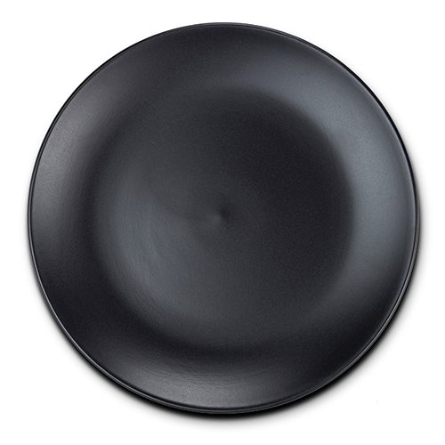 [1000938] Stoneware fruit plate "Soho" black 21cm