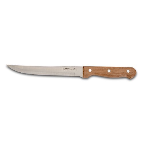 [1000946] Stainless steel fillet knife "Terrestrial" with wooden handle 31cm