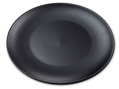 [1001022] Stoneware dinner plate "Soho" black 26.5cm
