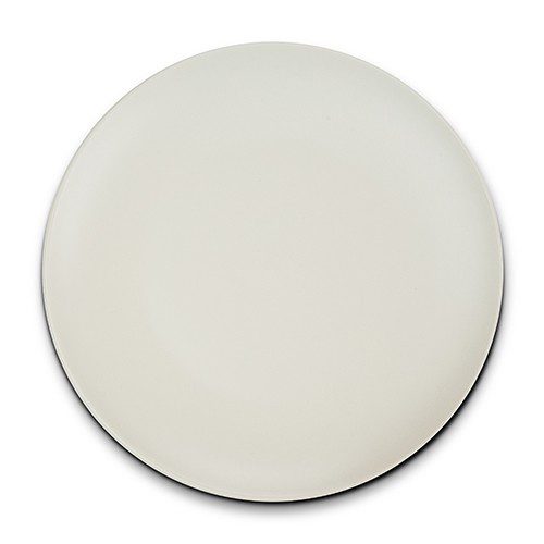 [1001023] Stoneware dinner plate "Soho" white 26.5cm