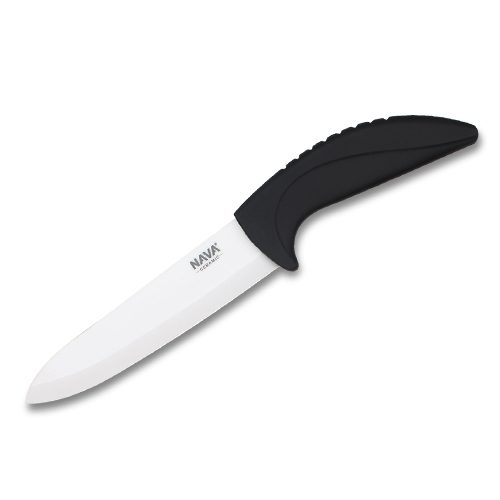 [1001078] Ceramic knife "Misty" with black handle 27cm