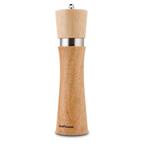 [1001114] Wooden mill "Terrestrial" with ceramic grinder 21cm