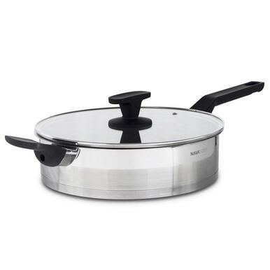 [1001164] Stainless steel fry pan with lid "Acer" 26cm