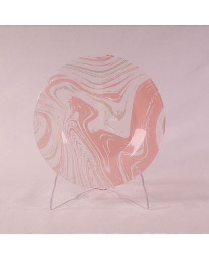 [1001274] DESSERT PLATE TEMPERED MARBLE 206cc 1106508 - 10327