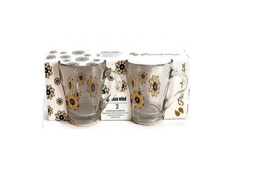 [1001285] Handled mug, golden wind, 205cc