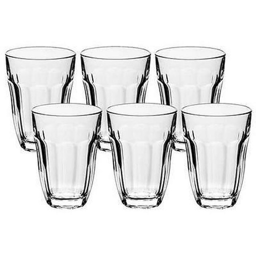 [1001333] Tumbler, tempered, Rotaflex (Baroque), set of 6