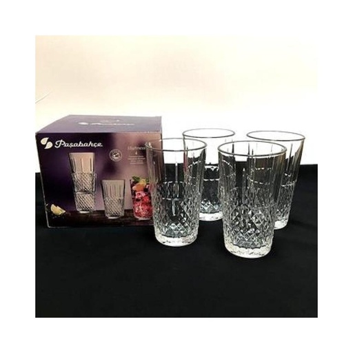 [1001428] Juice tumbler, tempered, set of 6, 355cc