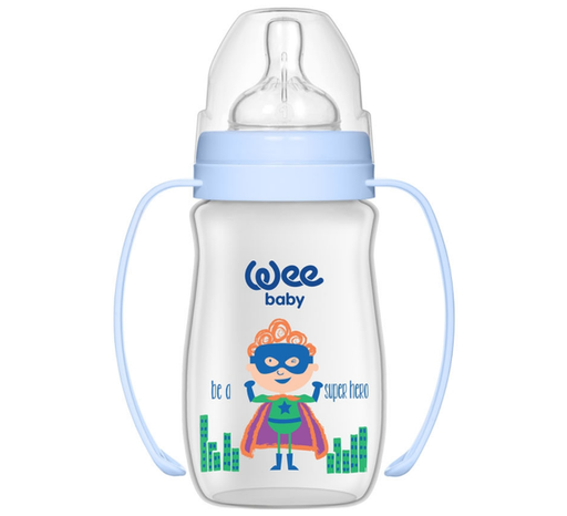 [1001597] PP Classic+ Wide Neck Feeding Bottle with Grip 250ml - 138