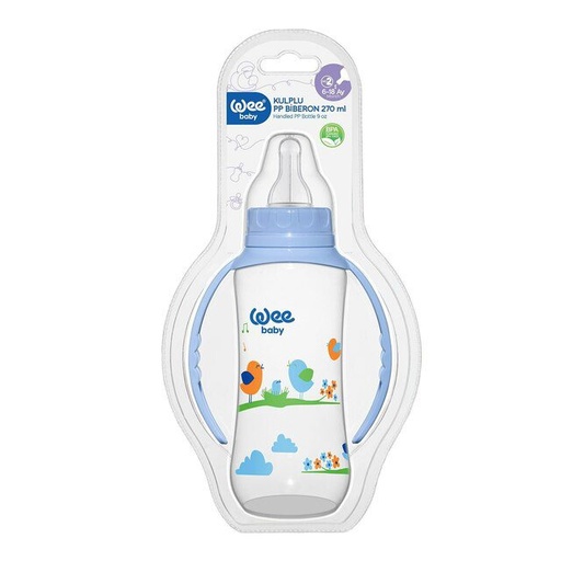 [1001646] Weebaby PP Feeding Bottle with Handle 270ml Code - 745
